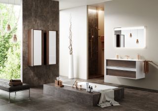 Подвесная тумба под раковину Clarberg Evolution EV0112CD 120см крафт тёмный