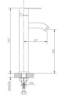 Смеситель для раковины Haiba HB11811 хром