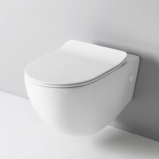 Унитаз подвесной ArtCeram File 2.0 FLV004 05 30 безободковый 36х52 см, белый матовый