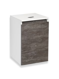 Тумба под раковину Runo железный камень Бари 40 (00-00001376)