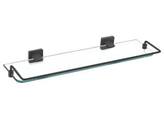 Полка стеклянная Rose RG1519H 50см чёрный