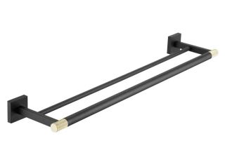 Полотенцедержатель Rose RG3027H 59см золото/чёрный
