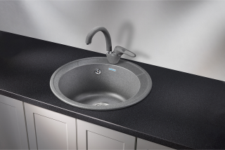 Мойка кухонная Granula Standart 4802, ГРАФИТ