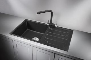 Мойка кухонная Granula 8601, ТУРМАЛИН