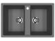 Кухонная мойка Ulgran Classic U-608-343 антрацит