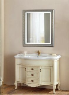 Зеркало с подсветкой Continent Verona ЗЛП25 63см серебро