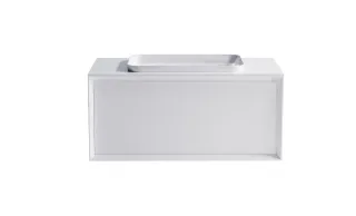 Тумба с раковиной Astra-Form Фрейм 4631177713972 100 см белый матовый