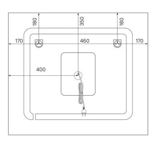 Зеркало с подсветкой IDDIS Zodiac ZOD8000i98 80см белый
