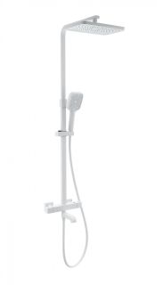 Душевая стойка Wonzon & Woghand Stay 3 WW-B3026-T1-MW с термостатом белый матовый