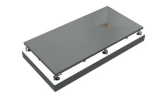 Экран Good Door Stella ГРАФИТ 1000x900