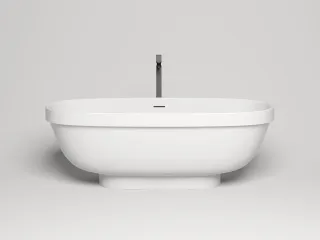 Ванна из искусственного камня Salini Greca S-Stone 103121M 180x80см белый матовый