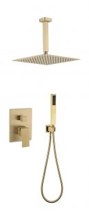 Душевая система скрытого монтажа Grocenberg GB5089MG-4 Матовое золото