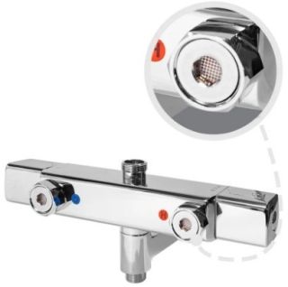 Душевая система с термостатом Grocenberg GB7005 Хром