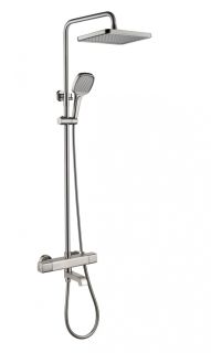 Душевая система с термостатом Grocenberg GB7005 Никель