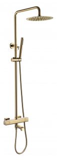 Душевая система с термостатом Grocenberg GB7005 Золото