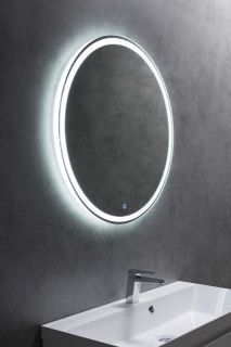 Зеркало BelBagno с LED-подсветкой,сенсорным управлением и подогревом SPC-RNG-700-LED-TCH-WARM  подогревом