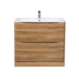 Тумба под раковину BelBagno напольная 80x85см Bianco Lucido ACQUA-800-2C-PIA-BL