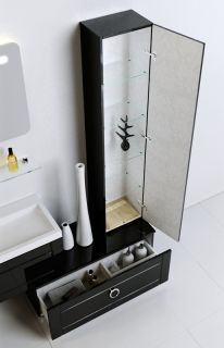 Тумба Aqwella Инфинити Inf.03.08/BLK