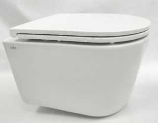 Подвесной унитаз Creo Ceramique Lyon LY1100R безободковый с системой смыва Tornado белый