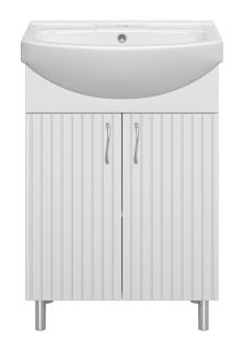 Напольная тумба под раковину Misty Изео 60см белый