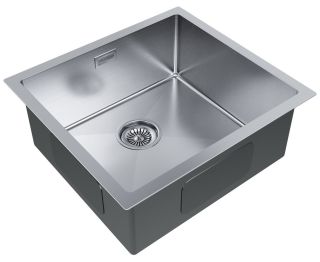 Мойка кухонная Paulmark Gerberg PM214844-BS брашированная нержавеющая сталь