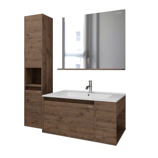 Зеркало с полкой Grossman Тенза 85см веллингтон 208501