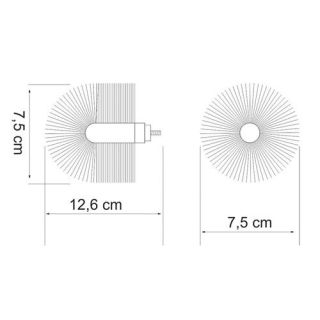 Wasserkraft K-013 Щетка для унитаза запасная (без ручки)