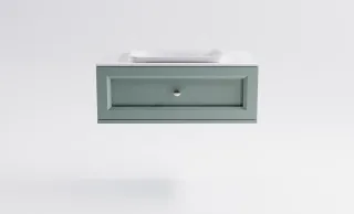Тумба с раковиной Astra-Form Классик 4631177714160 100 см зелёный матовый