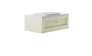 Тумба с раковиной Astra-Form Классик 4631177714139 90 см бежевый матовый