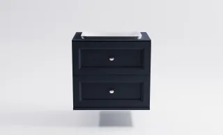 Тумба с раковиной Astra-Form Классик 4631177715761 80 см серый матовый