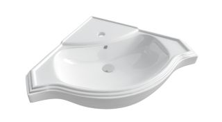 Угловая раковина Kirovit Классик 65см белый SD-00000374