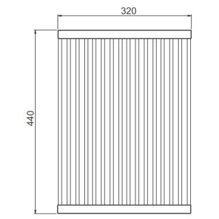 Ролл-мат для кухонных моек Gappo GS201-9 оружейная сталь