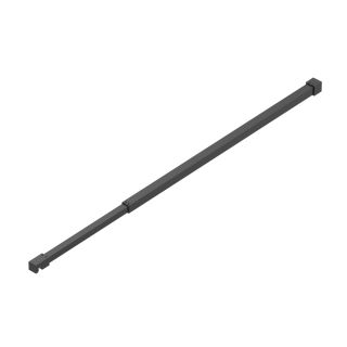 Душевая перегородка BelBagno KRAFT-L-1-70-C-NERO черный