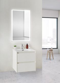 Тумба под раковину BelBagno подвесная 50x50см Bianco Opaco KRAFT 39-500/390-2C-SO-BO