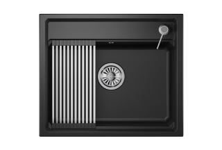 Мойка кухонная Granula Kitchen Space 6003, ЧЁРНЫЙ