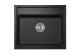 Мойка кухонная Granula Kitchen Space 6003, ЧЁРНЫЙ