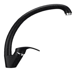 Смеситель для кухни Ulgran Classic U-007-308 чёрный