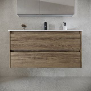 Подвесная тумба под раковину Sancos Libra LB100ECH 100см дуб чарльстон