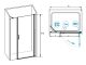 Душевая дверь RGW LE-08 1000х1950