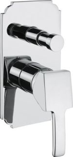Встраиваемый однорычажный смеситель для душа с переключателем, хром Cezares LEGEND-VDIM-01