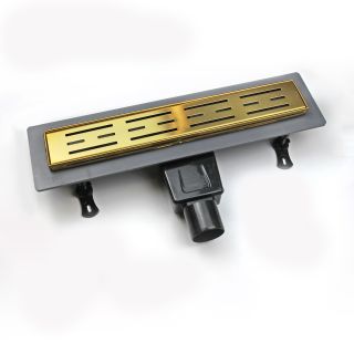 Душевой лоток RGW Drain Leo-30Gb 60213060-06 60 см золото брашированное