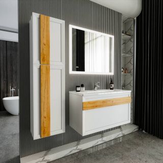 Тумба под раковину Бриклаер Берлин 4627125416095 100 см белый