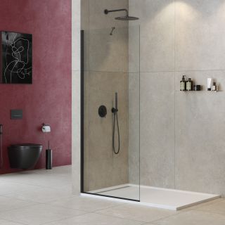 Душевая перегородка CEZARES LIBERTA-L-1-TB-110-C-NERO