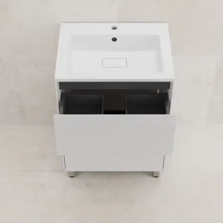 Тумба под раковину напольная Style Line Лима ЛС-00002456 60 см белый матовый