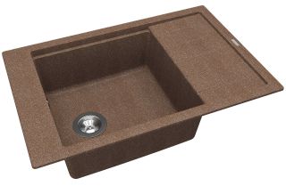 Кухонная мойка Florentina Липси 780 P коричневый