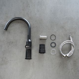 Смеситель для кухни Lemark Expert LM5079BL чёрный