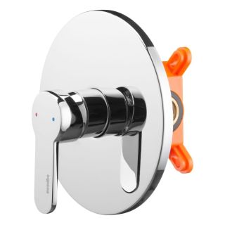 Встраиваемый смеситель Swedbe Platta 5523 подключение на один выхода хром