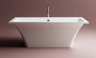 Ванна из искусственного камня Astra-Form Лотус 01010036 185x85 см белый глянец