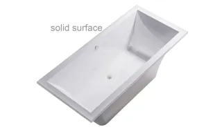 Ванна из искусственного камня Astra-Form Лотус 01010077 185x85 см белый матовый