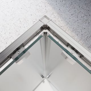 Душевой уголок BelBagno LUCE-A-2-90-P-Cr хром